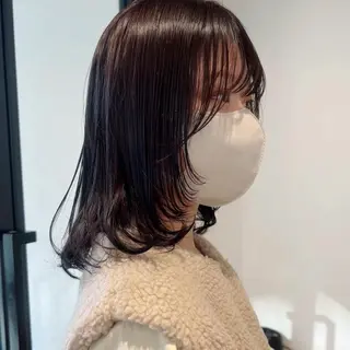 セミロング 韓国レイヤー/ショー ト/nodokaのヘアスタイル