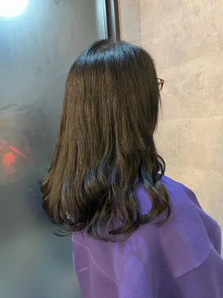 ミディアム パーマ イロアイヘアー Renのヘアスタイル