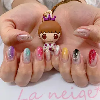 ネイル La neige* yuki 🥯🍑のネイルデザイン