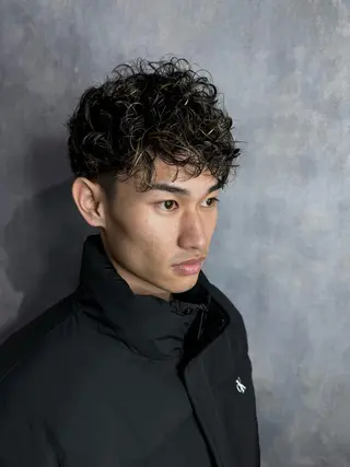 パーマ メンズ NAOKI /海外風のヘアスタイル