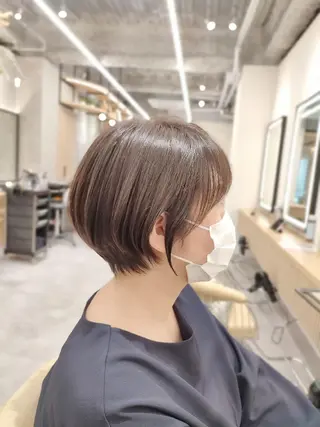 ショート 【似合わせ・レイヤー ・パーマ】海気のヘアスタイル