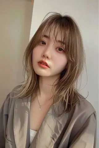 ミディアム カラー ブリーチ/髪質改善 /Shori/店長のヘアスタイル