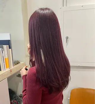 ロング カラー Terve.竹内 視咲のヘアスタイル