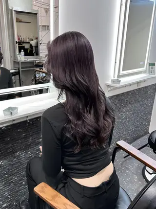 ロング 透明感カラー❄️要 半個室×マンツーマンのヘアスタイル