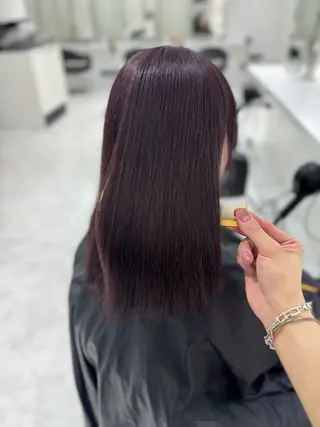 セミロング カラー 💎透明感カラー /kaito💎のヘアスタイル