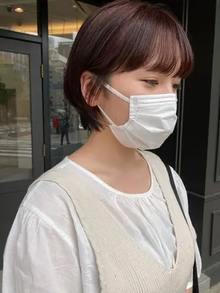 ショート オオタ ユキのヘアスタイル