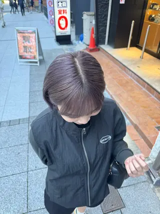 カラー クキノケイカ /暖色カラーのヘアスタイル