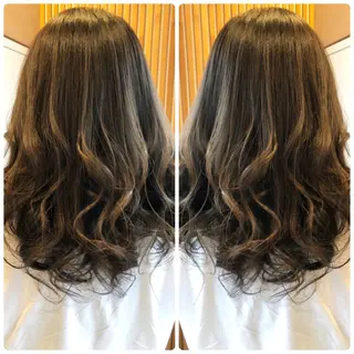 セミロング カラー 小山内 龍一郎 店長のヘアスタイル