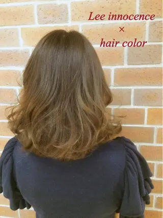 ミディアム セミロング カラー パーマ カラー/髪質改善スペ シャリスト宮本　伸一のヘアスタイル