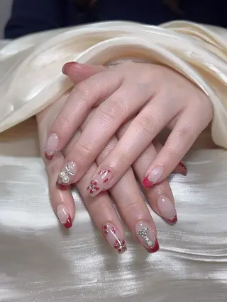 ネイル 🎀Pink ピンク🎀のネイルデザイン