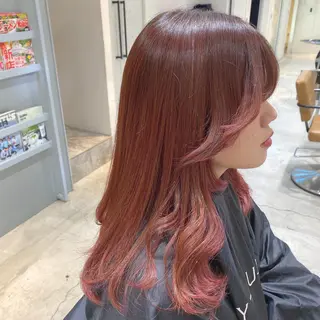 ロング カラー ORIKA 美容室のヘアスタイル