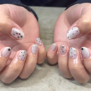 ネイル 🎀mahiro🎀 ワンホンネイルのネイルデザイン