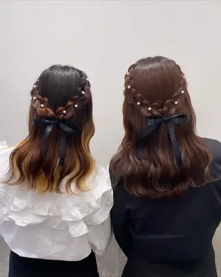 ヘアアレンジ 💗ガーリーヘア🎀 saki💗のヘアスタイル