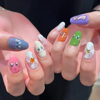 ネイル ボブ/暖色カラー コウボヒカルのヘアスタイル