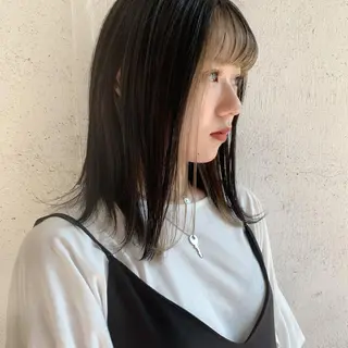 セミロング カラー 🎈馬場佑馬/ スパイラルパーマ🎈のヘアスタイル