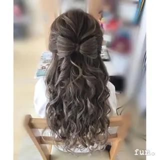 ロング ヘアアレンジ fun./ヘアセット /エクステ/着付のその他イメージ