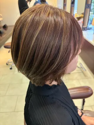 ショート カラー こうみょう れいなのヘアスタイル