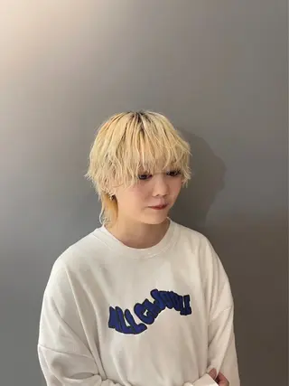 ショート カラー メンズ えーき/渋谷No.1 /メンズヘア/当日割のヘアスタイル