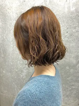 ミディアム パーマ ASAKURA所属・ASAKURA 美容室のヘアスタイル