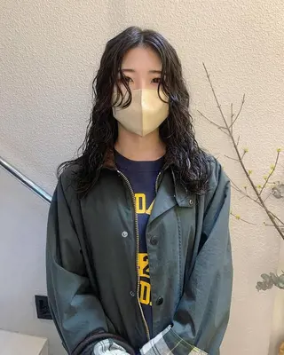 ロング パーマ 🌿ボブ パーマ高橋啓太🌿のヘアスタイル