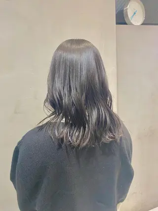 ロング カラー ヘアアレンジ 赤み消しグレージュ 🫒reonのヘアスタイル