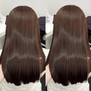 カラー 美髪矯正🫧韓国 レイヤー🫧銀座のヘアスタイル