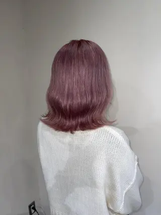 ミディアム ムラ修正、複雑履歴 治すサロン🤍アミルのヘアスタイル