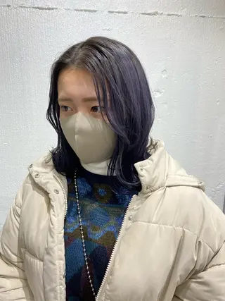 ミディアム カラー kai .のヘアスタイル