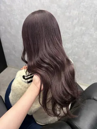 ロング ハイトーン×艶カラー 🤍MIZUKIのヘアスタイル
