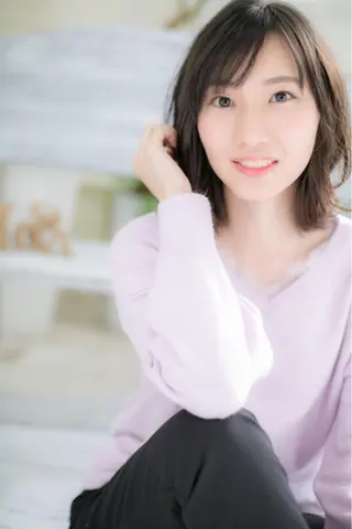 ミディアム パーマ ベリショディレクター 小野 健太郎のヘアスタイル