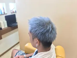 ショート カラー メンズ ハイブリッド美容師！ 藤井 俊壮のヘアスタイル