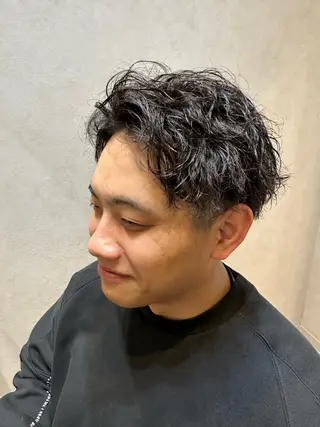 ショート パーマ メンズ newi まーぼーのヘアスタイル