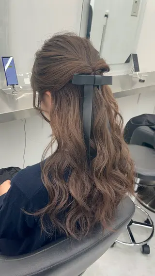 ロング カラー ヘアアレンジ 愛されカラー🩷 はるなのヘアスタイル