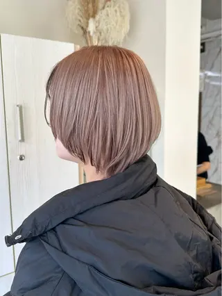 ショート カラー ハイトーン×似合わせ 🌱中川慎之介のヘアスタイル