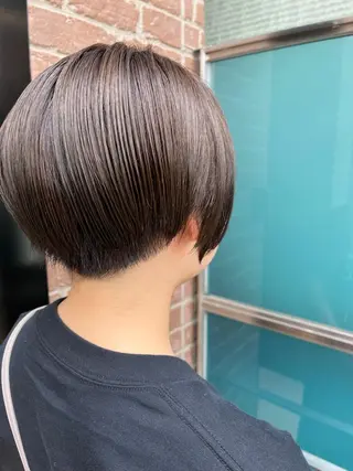 ショート カラー パーマ ヘアアレンジ メンズ キッズ ネイル マツエク・マツパ アイブロウ times salon名駅所属・久木原 ゆりのヘアスタイル