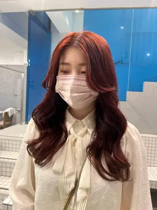 カラー 【韓国ヘア・ネイル】 HINATA🍒のネイルデザイン