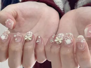 ネイル ki🍒🍒 ki ツルツルネイルのネイルデザイン