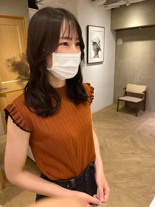 ロング カラー レイヤーカット ✨️奥田良太✨️のヘアスタイル