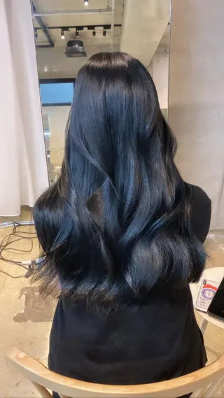 ロング カラー 飯田 みづきのヘアスタイル