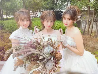 セミロング ヘアアレンジ Achieve 三ノ宮のヘアスタイル