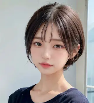 ショート bambi所属・小楠 菜美のヘアスタイル