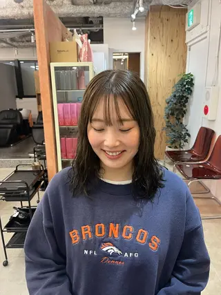 ミディアム sem所属・似合わせ/ニュアンス 髪質改善🤍ariのヘアスタイル