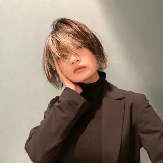 ショート カラー and Art おのでらじんのヘアスタイル