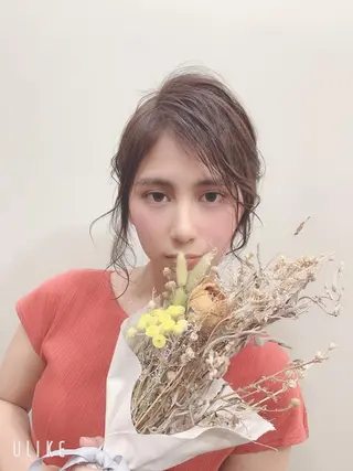 セミロング 坂田 洋介のヘアスタイル