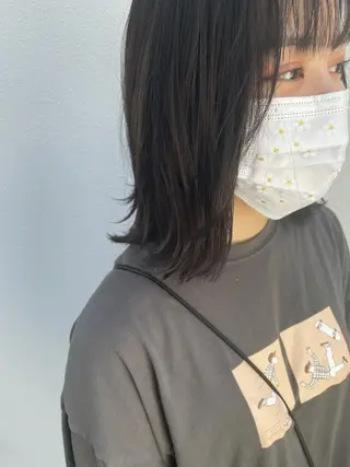 ミディアム C’LD hair produce /シールドヘア所属・モテ髪/ボブ/ショー ト/アダチフウトのヘアスタイル