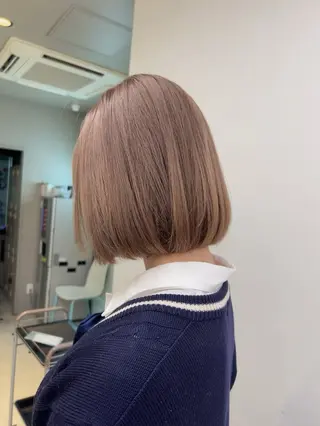 ミディアム カラー 🥞ベージュ系カラー 【すずきりほ】🥞のヘアスタイル