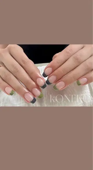 ネイル コネコネイルサロン モデル用のネイルデザイン