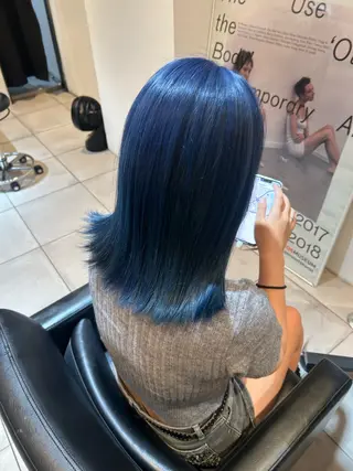 ミディアム ダブルカラー/ 艶カラー／こうきのヘアスタイル