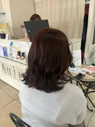 セミロング カラー 🤎ベージュカラー/ 髪質改善/山岸🤎のヘアスタイル