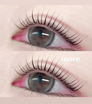 マツエク・マツパ eyesalon   more所属・more/ hayashiのマツエク・マツパデザイン